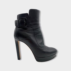 pre-owned JIMMY CHOO black boots | Size EU37.5 UK4.5