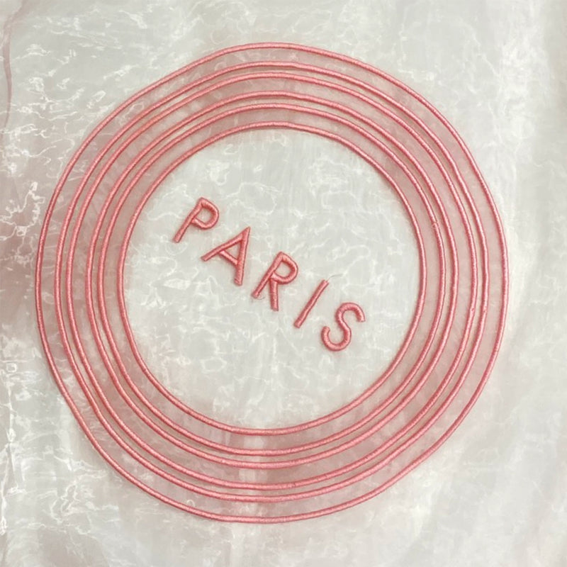 pre-owned KENZO pink sheer organza sweatshirt | Size M