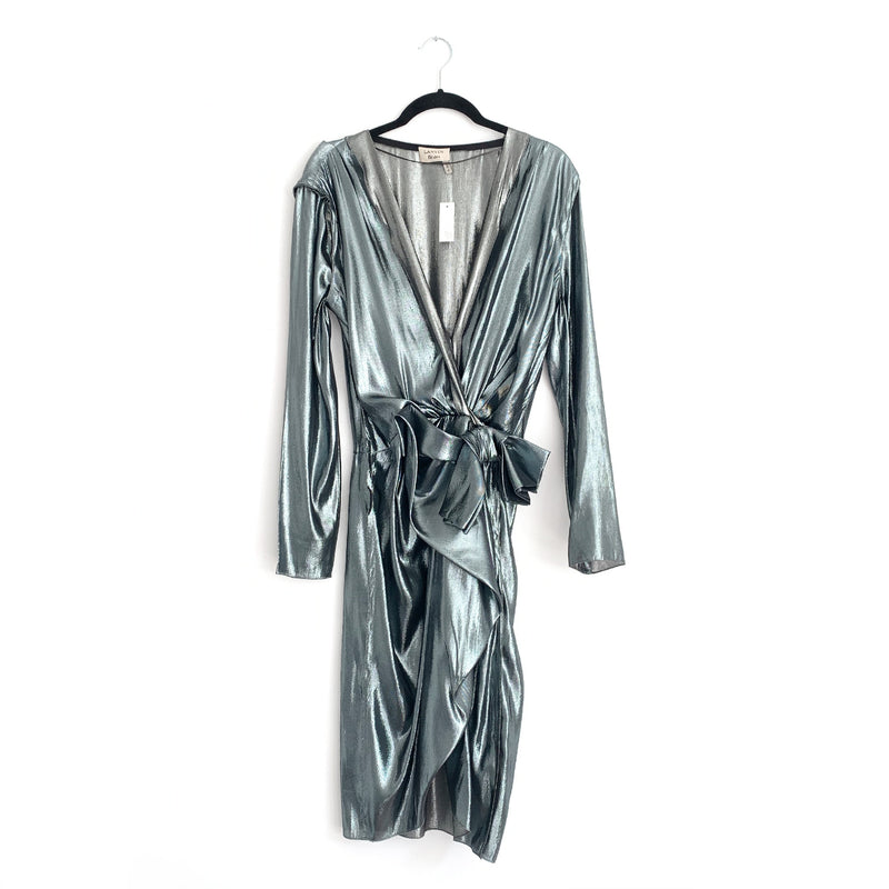 LANVIN shiny metallic dress
