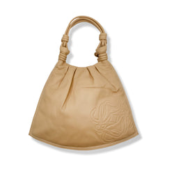 pre-loved LOEWE beige leather handbag