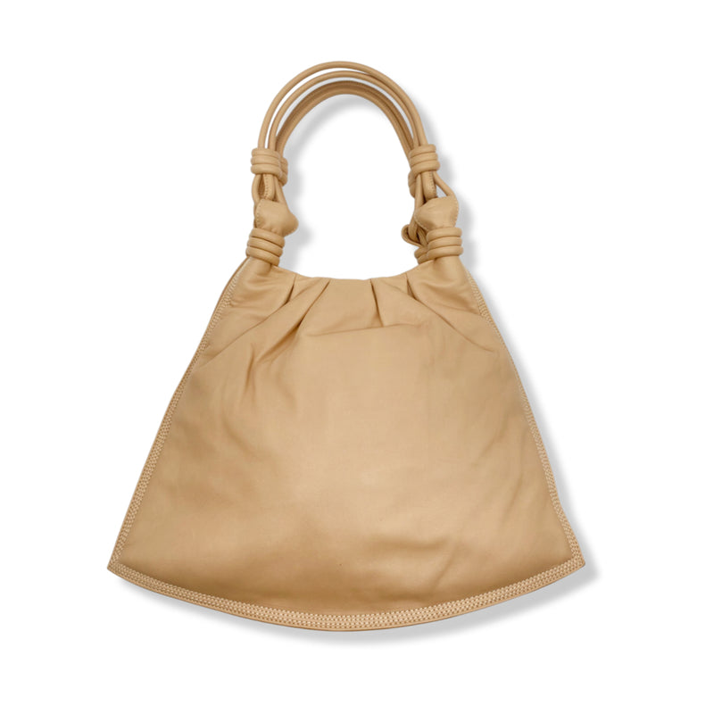 pre-owned LOEWE beige leather handbag