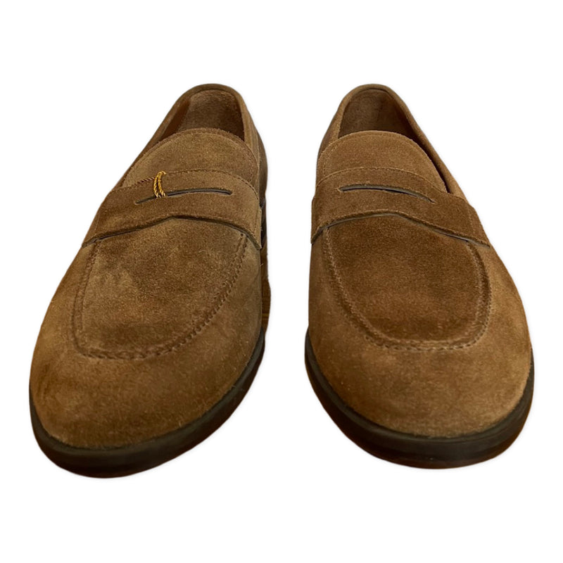 Loro Piana camel suede loafers size 41