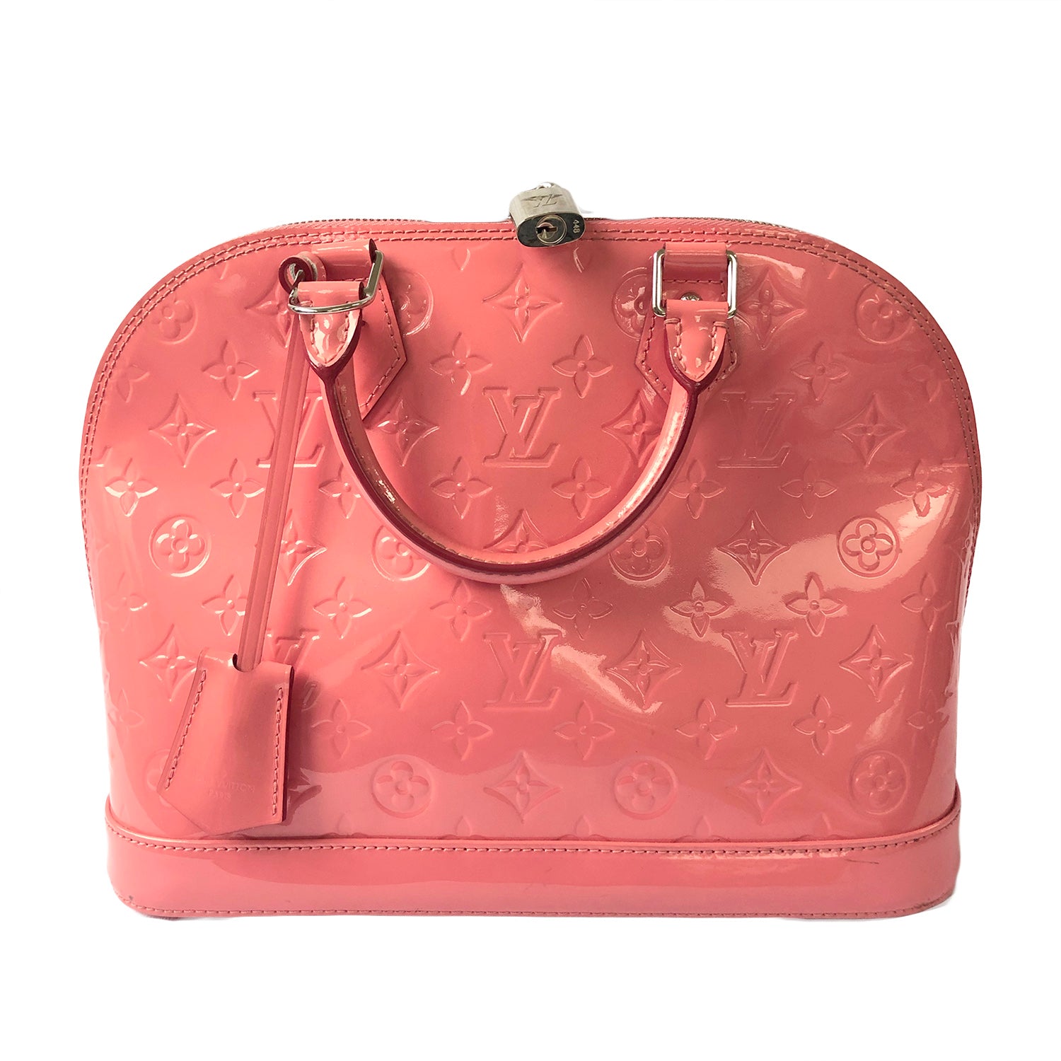 Louis Vuitton Hot Pink Monogram Vernis Leather Alma Pm in Red  Lyst  Australia