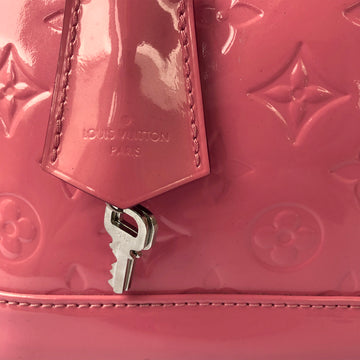 Louis Vuitton - Authenticated Alma BB Handbag - Patent Leather Pink For Woman, Very Good condition