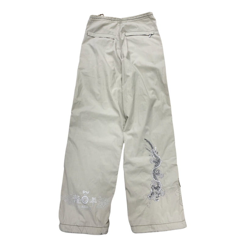 second-hand MAHARISHI grey cargo trousers | Size UK10