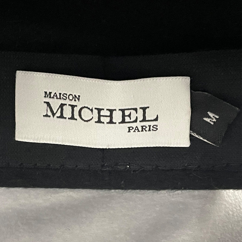Maison Michel Jamie black felt hat | size M
