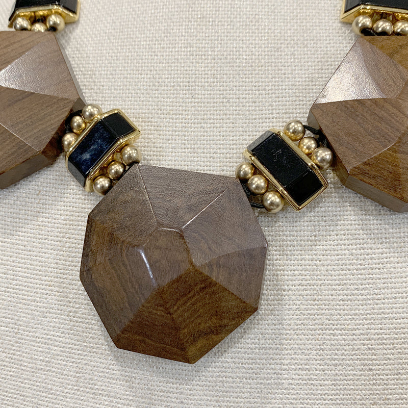Marni wooden necklace 