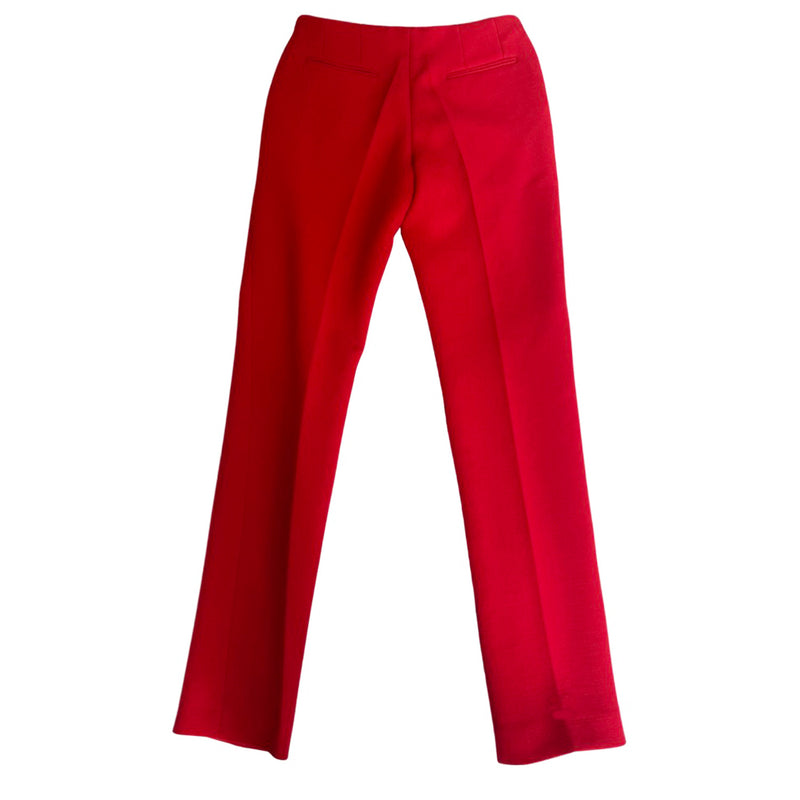 pre-owned Marni red woolen trousers | Size IT40