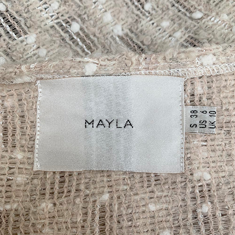 Mayla Stockholm blush cardigan