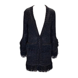 pre-owned MISSONI black metallic knitted jumper | Size IT38