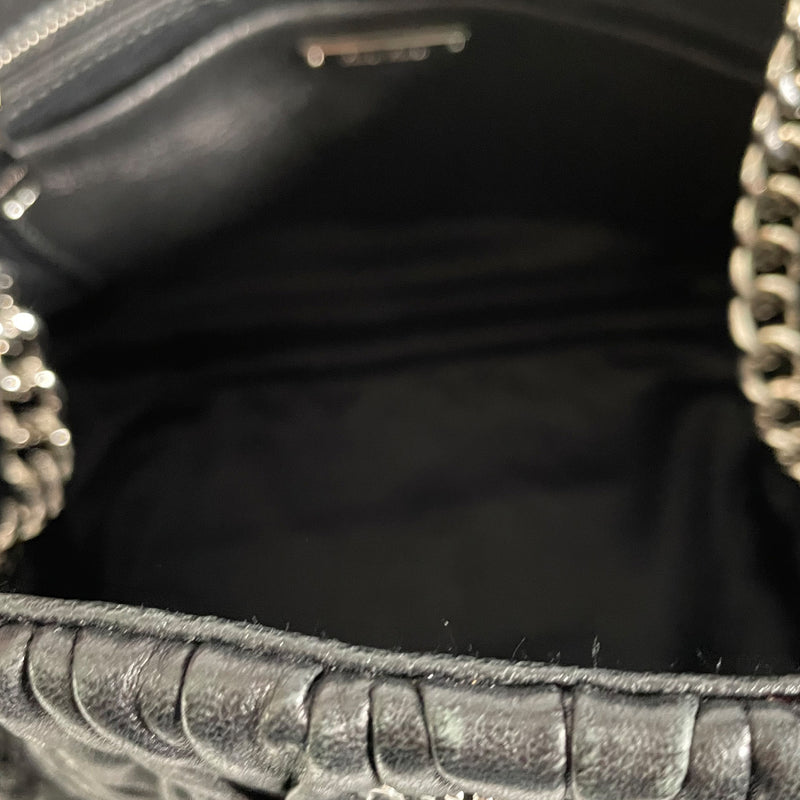 Miu Miu black Matelassé leather handbag