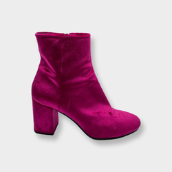 second-hand neon pink balenciaga ankle boots