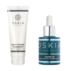 Oskia London Perfect Cleanser 125ml and Super 16 Pro-collagen Serum 30ml