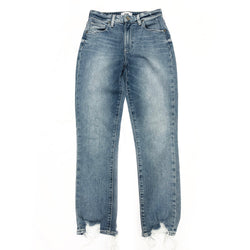 PAIGE jeans with torn distressed edges
