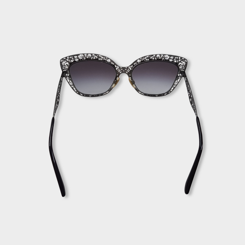DOLCE&GABBANA grey metal sunglasses