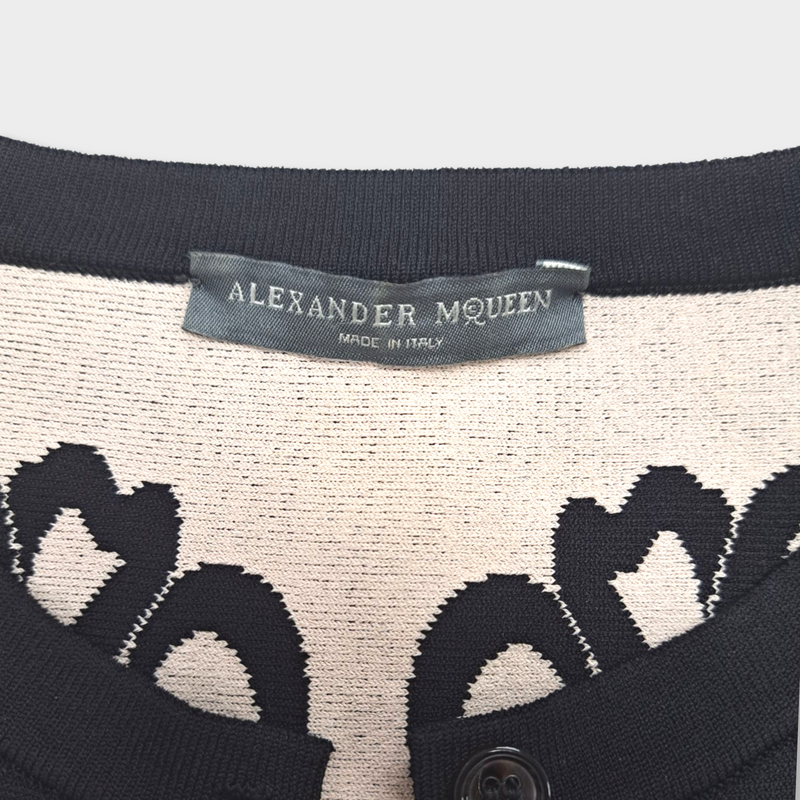 ALEXANDER MCQUEEN black and beige set