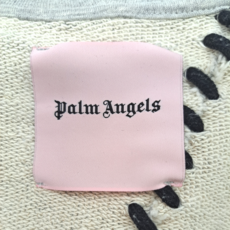 PALM ANGELS grey hoodie