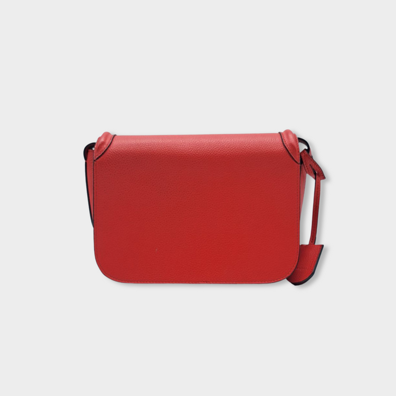 ALEXANDER MCQUEEN red leather handbag