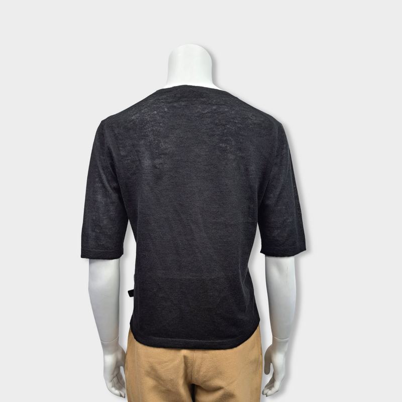 BOTTEGA VENETA black cashmere jumper
