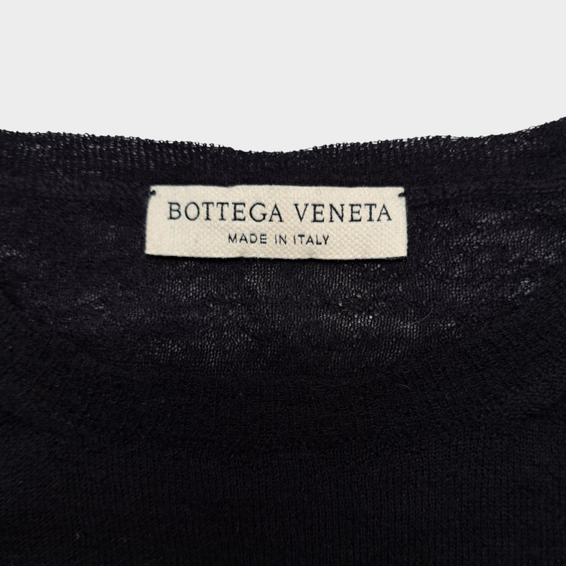BOTTEGA VENETA black cashmere jumper