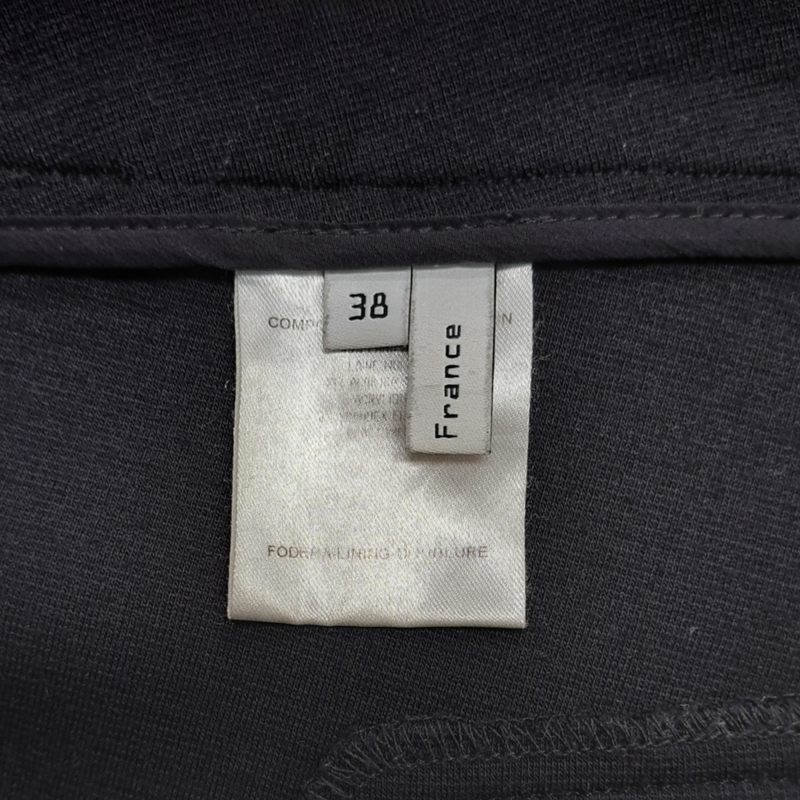 BALENCIAGA black wool skirt