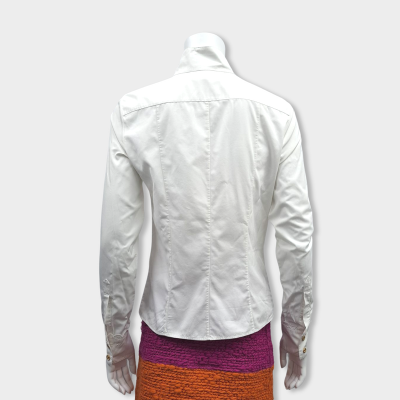 CHANEL white cotton shirt