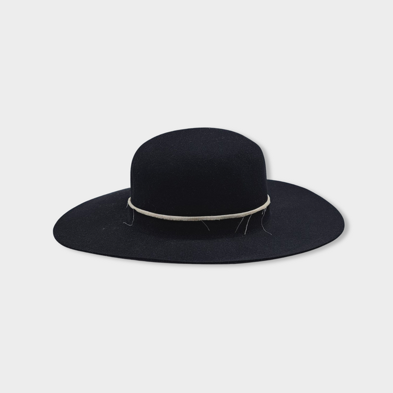 second-hand DIOR black rabbit hair hat
