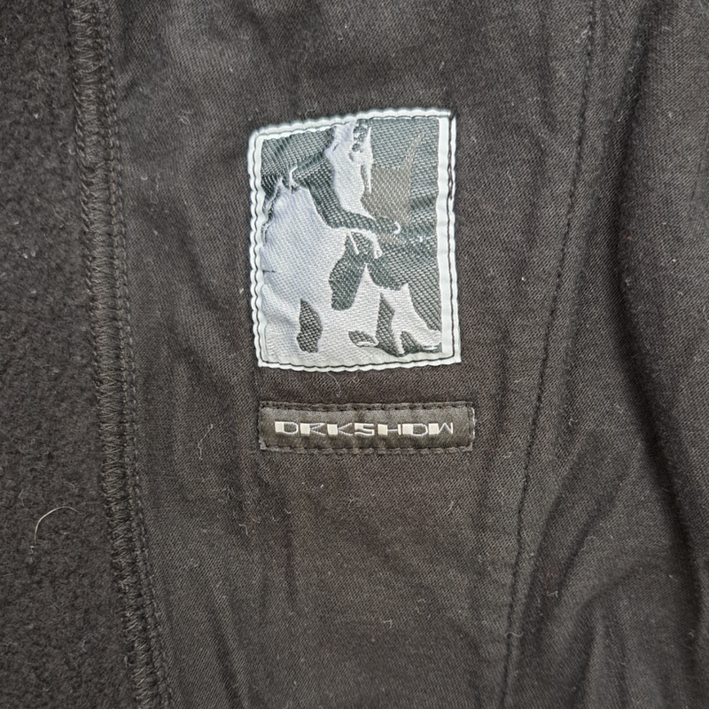 RICK OWENS black cotton joggers
