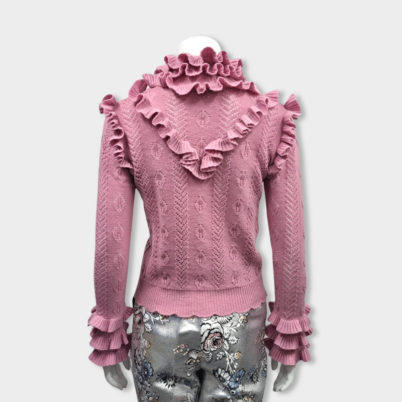 GUCCI lilac wool jumper