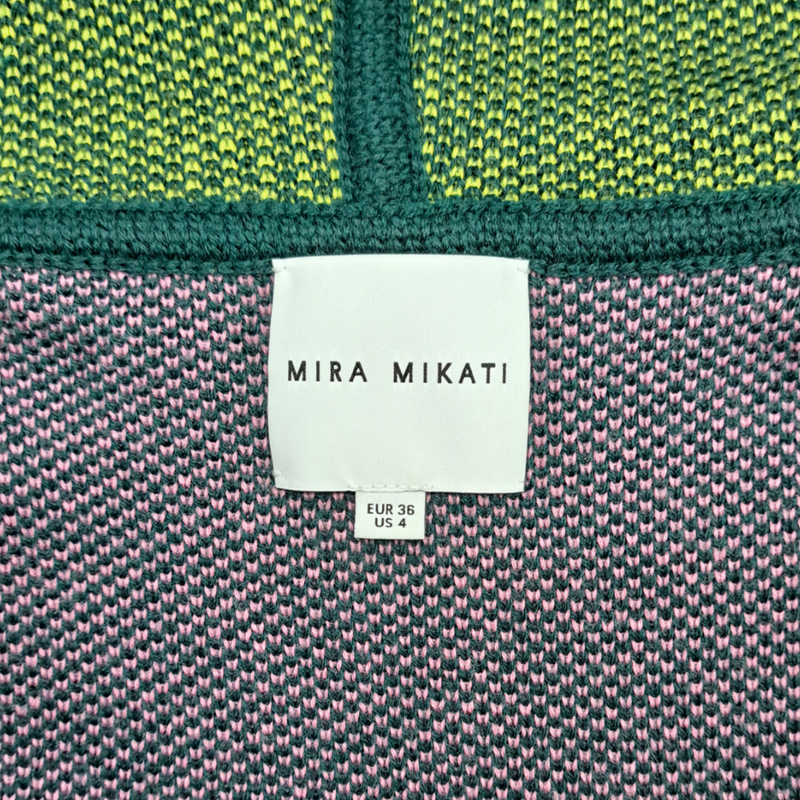 MIRA MIKATI green wool cardigan