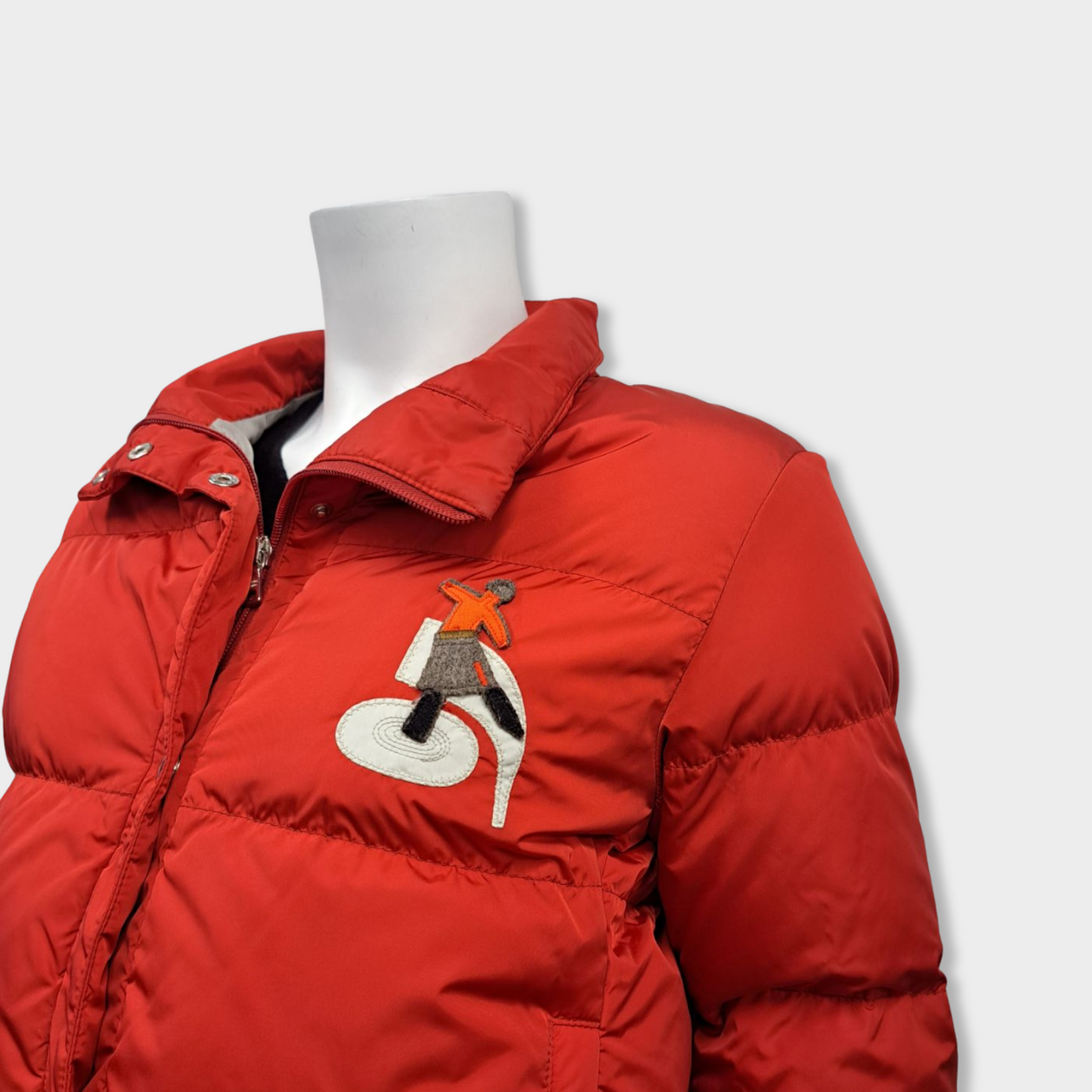 Red puffer online jacket primark