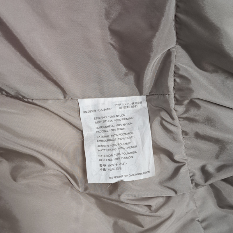 PRADA red down puffer jacket