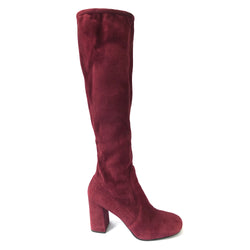 Prada burgundy suede boots | size 39.5