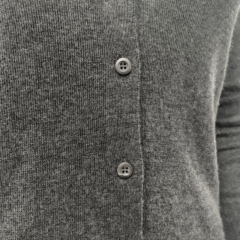 Prada grey cashmere cardigan