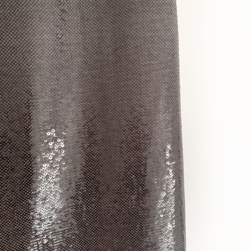 PRADA silver and grey sequin loose fit dress