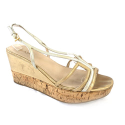 PRADA gold silver wedges