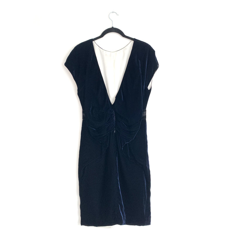 PRADA Royal blue velvet dress