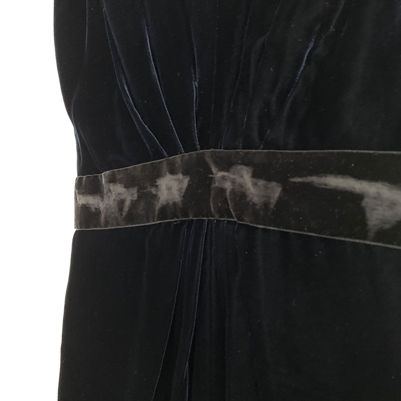 PRADA Royal blue velvet dress