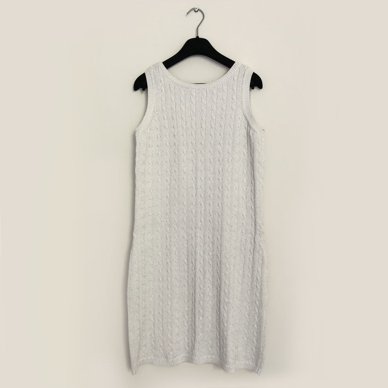 PRINGLE knitted silver dress