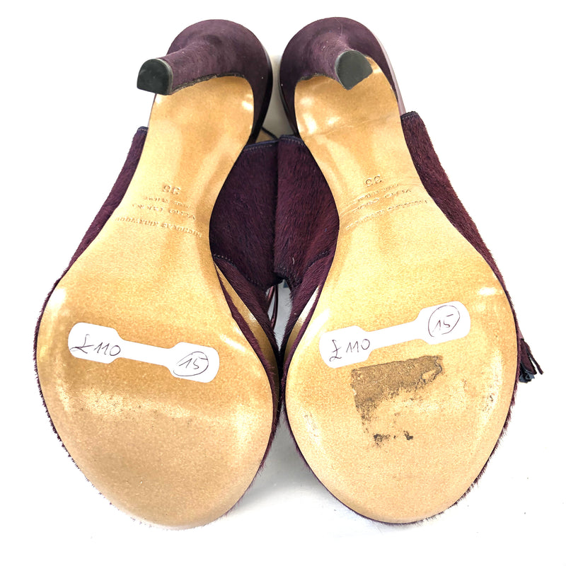 NICHOLAS KIRKWOOD purple pony heels