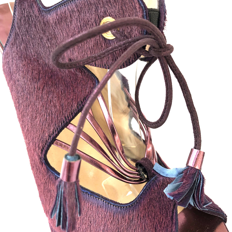 NICHOLAS KIRKWOOD purple pony heels