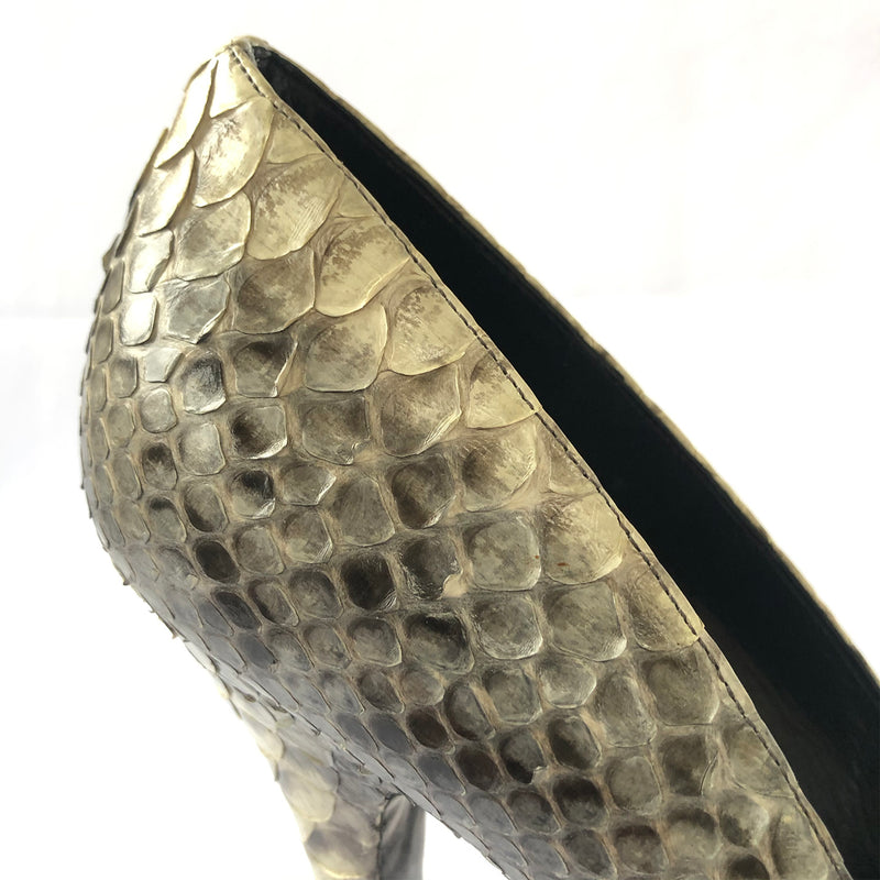 DOLCE&GABBANA python pumps
