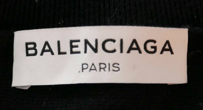 Balenciaga women's black Forest Print knitted short-sleeved jumper