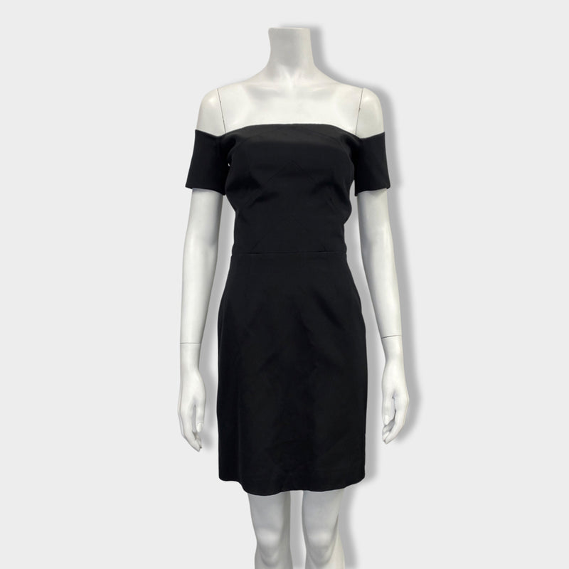 pre-loved RAEY black silk dress | Size UK8