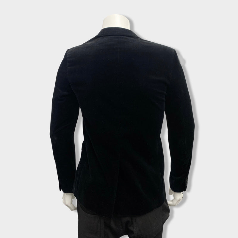 SAINT LAURENT black velvet jacket