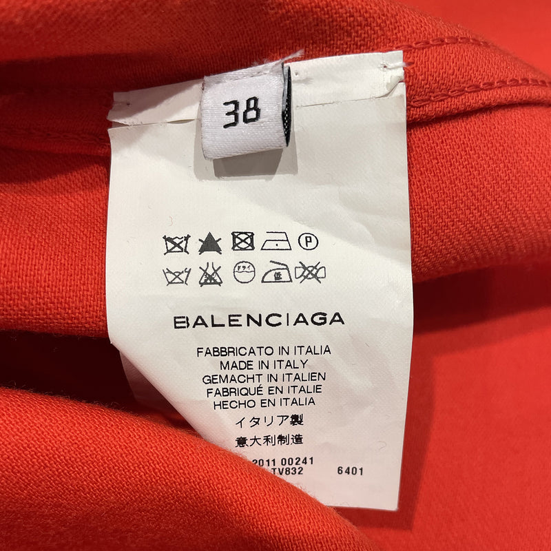 Balenciaga Orange Coat