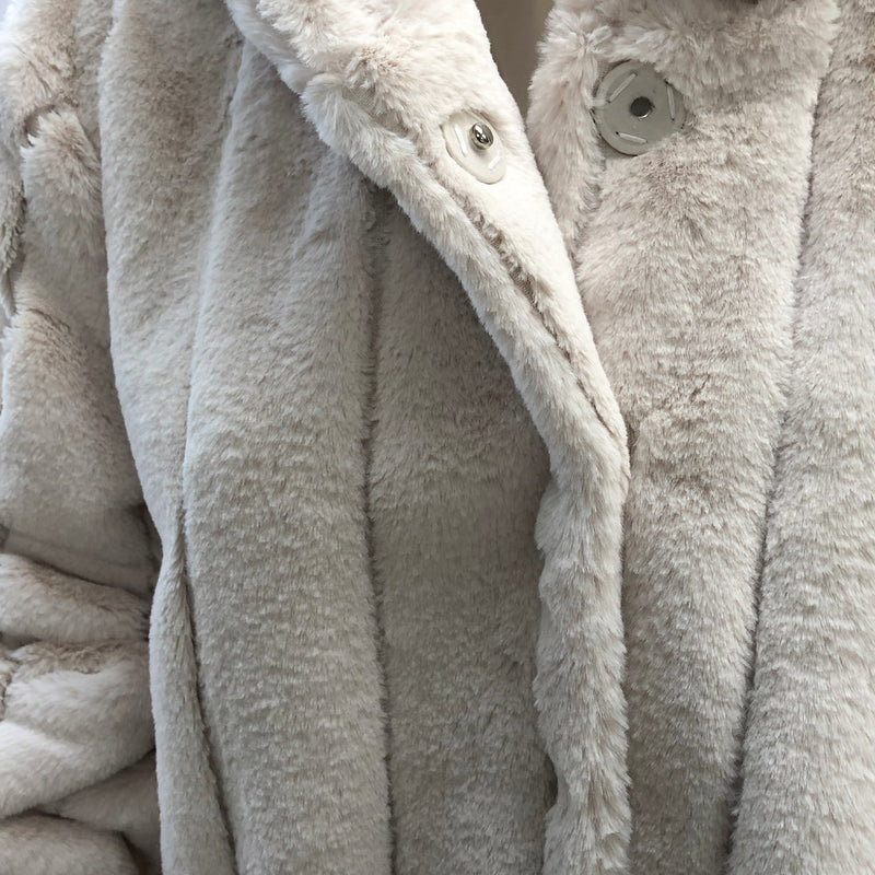 See and be seen teddy bear ecru jacket