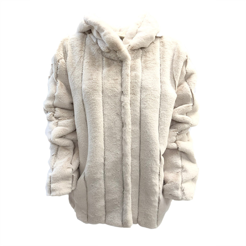 See and be seen teddy bear ecru jacket