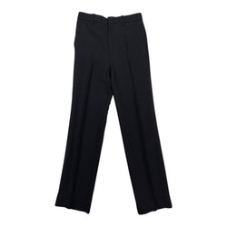 second hand GUCCI black evening high-waisted trousers