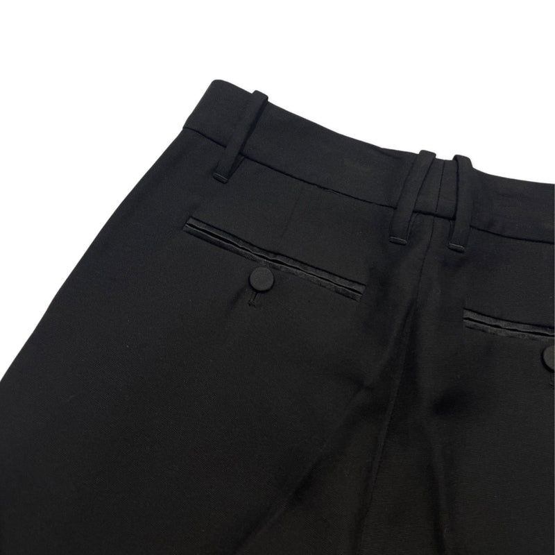 GUCCI black evening high-waisted trousers